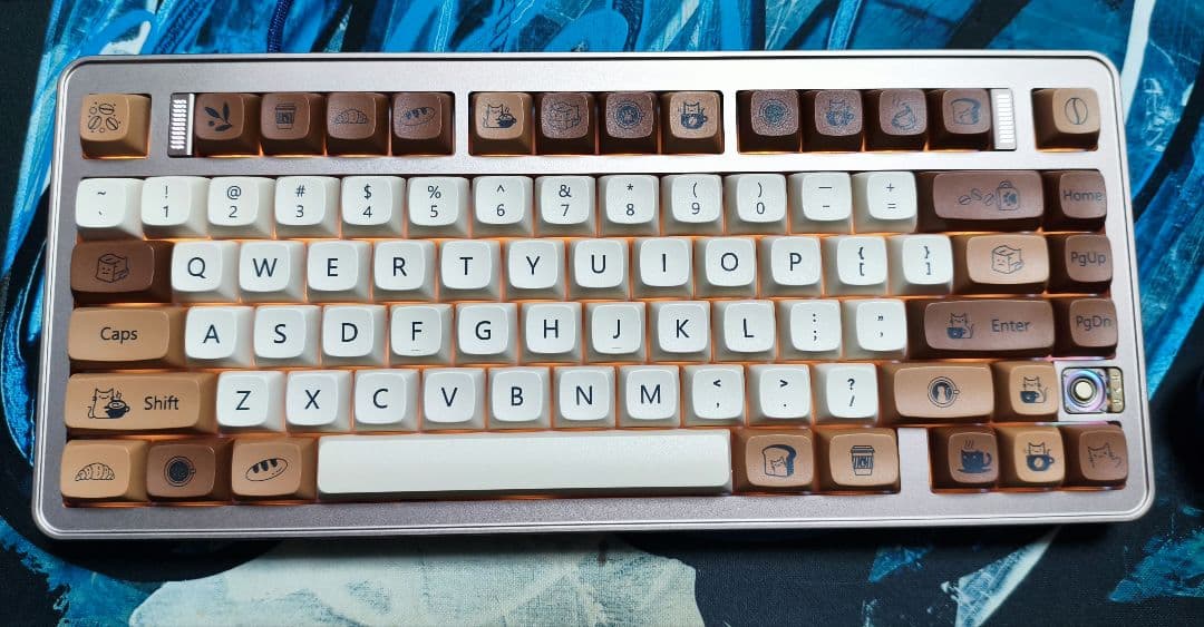 EVO75 サテンゴールド PPプレート (おまけキーキャップ無し)