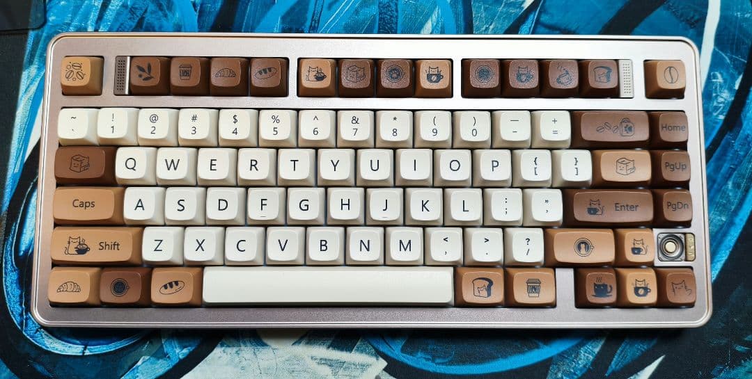 EVO75 サテンゴールド PPプレート (おまけキーキャップ無し)