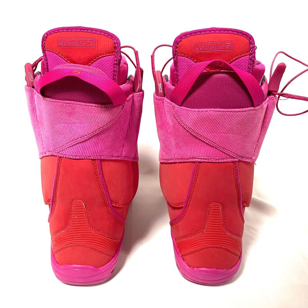 【美品】 BURTON スノーボードブーツ 23.5cm ピンク