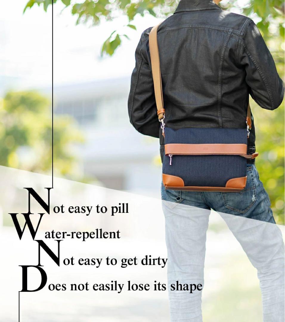 【imo otaka】TAKEO KIKUCHI ネイビー ショルダ