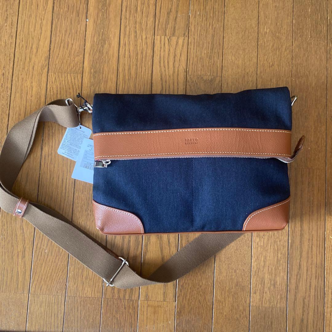 【imo otaka】TAKEO KIKUCHI ネイビー ショルダ