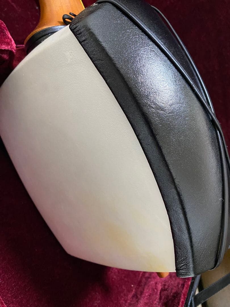 【皮張替済・すぐ弾ける】津軽三味線 撥3本(鼈甲含)・チューナー・ハードケース付