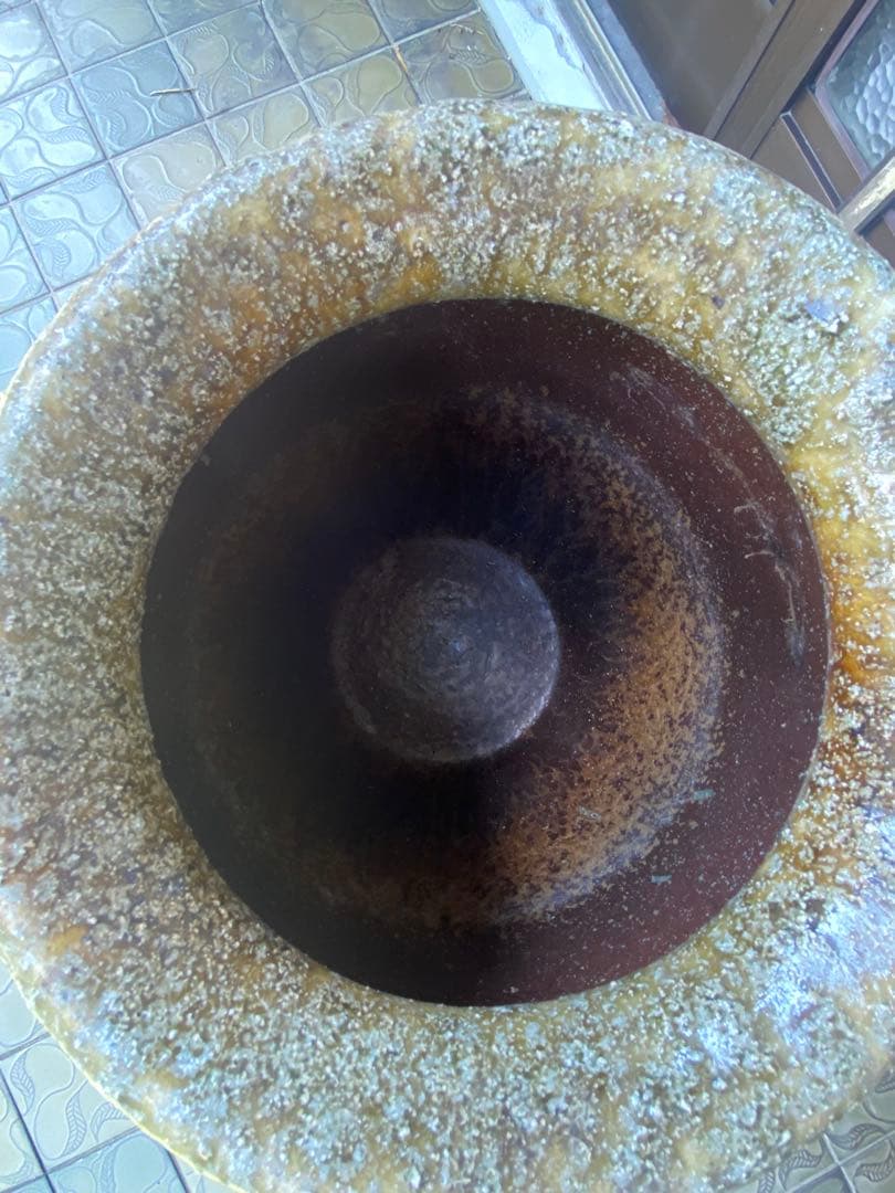 信楽焼　傘立て　壺