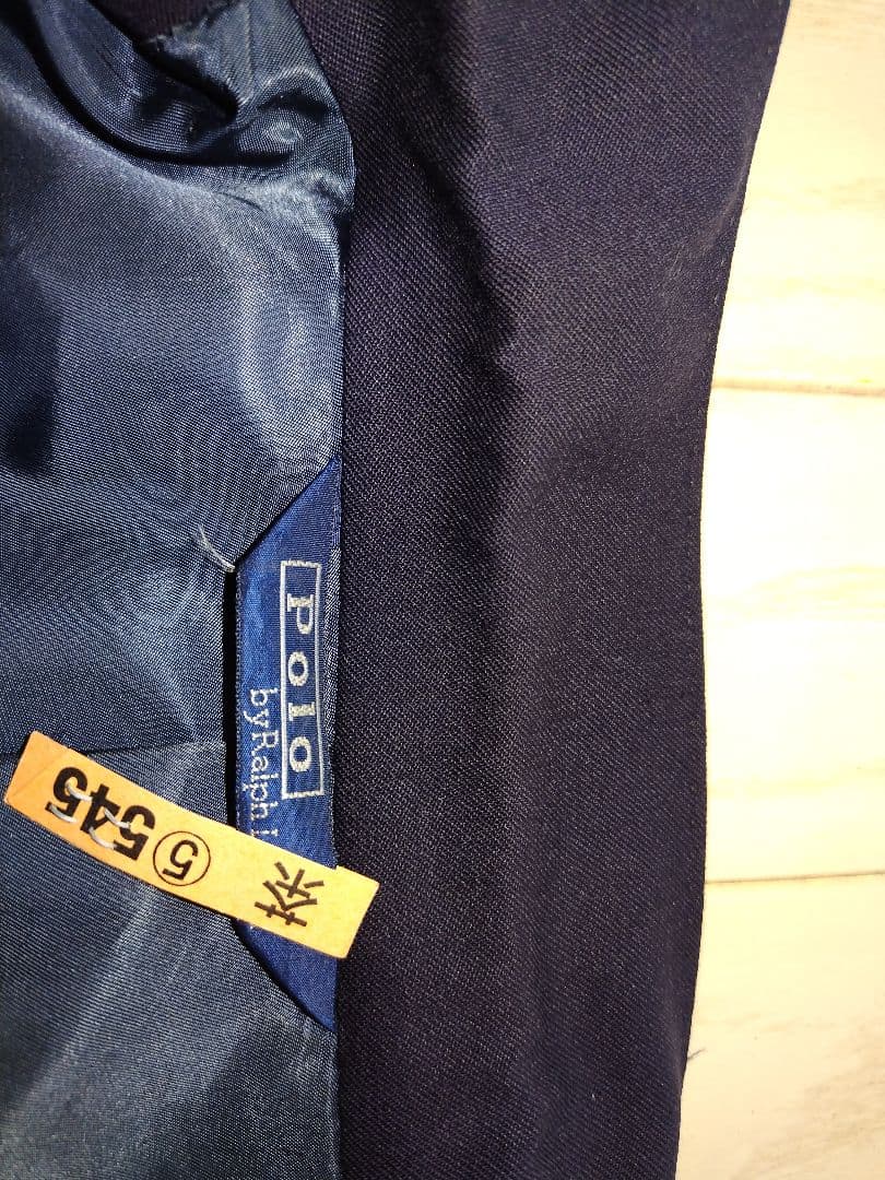 ポロラルフローレン ネイビー ブレザー サイズ180 紺ブレ 金ボタン