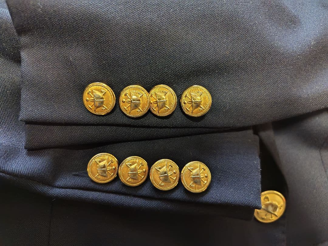 ポロラルフローレン ネイビー ブレザー サイズ180 紺ブレ 金ボタン