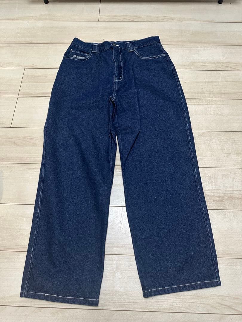 CENTIMETER デニムセットアップ L刺繍ジャケット パンツ上下セット古着