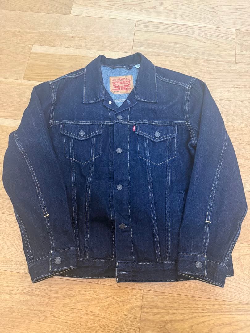 よ*ー様 Levi's デニムジャケット Lサイズ インディゴ　TYPEⅢ 濃紺