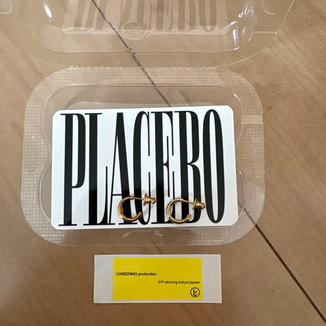 PLACEBO CAREERING ゴールド フープピアス