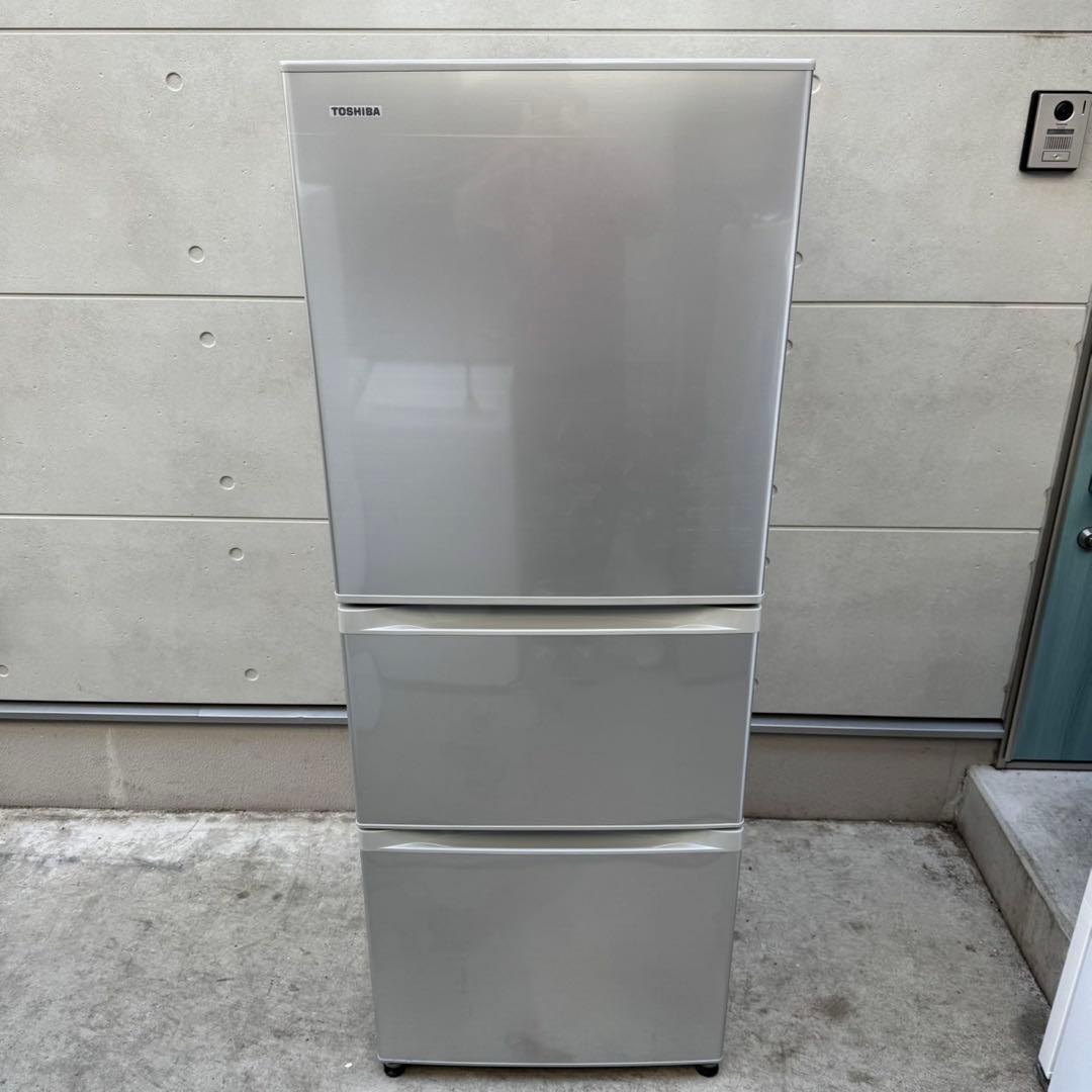 214⭐️2016年製★東芝　冷蔵庫　大型　3ドア　自動製氷　340L