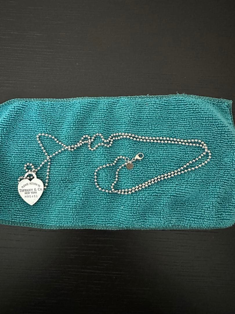 Tiffanyリターントゥ ティファニー ハートタグ ボールチェーン ネックレス