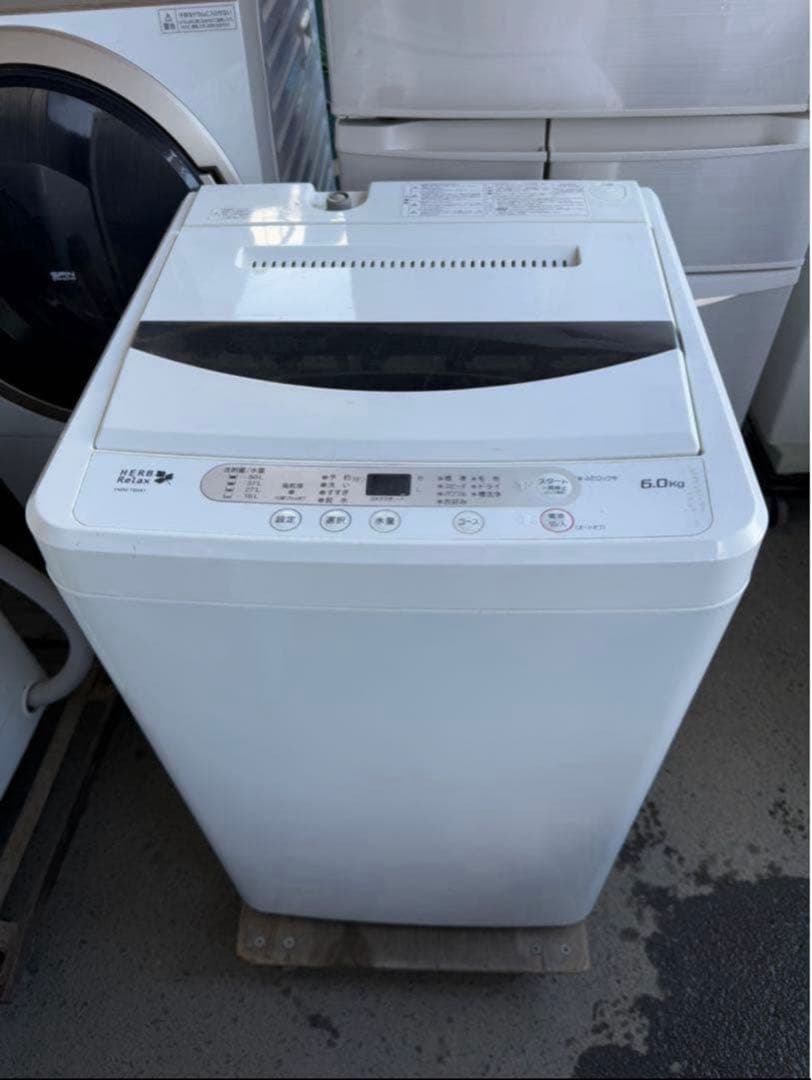 2017年式 6kg YAMADA 洗濯機 YWM-T60A1