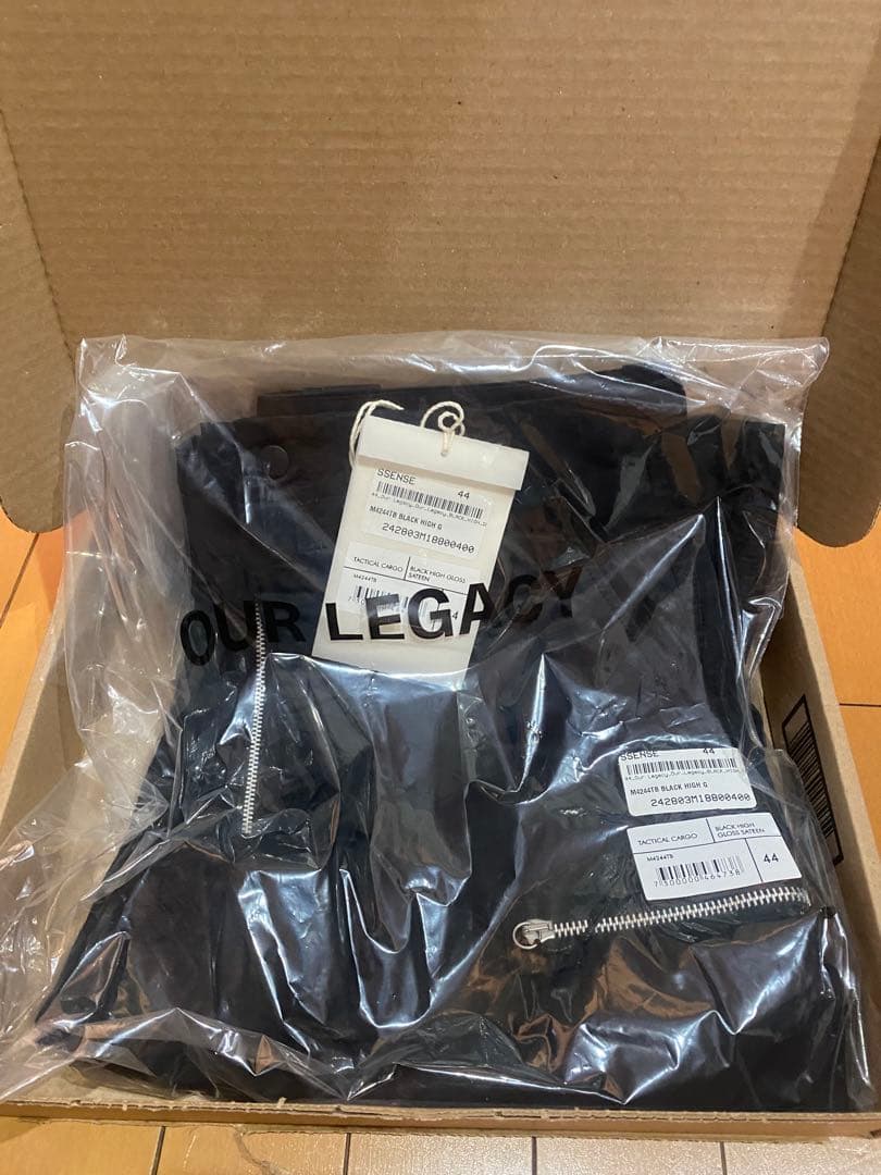 パンツ OUR LEGACY TACTICAL CARGO BLACK 44
