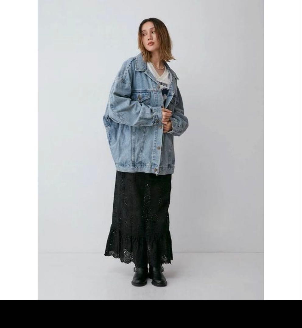 ungrid ビッグシルエットデニムジャケット