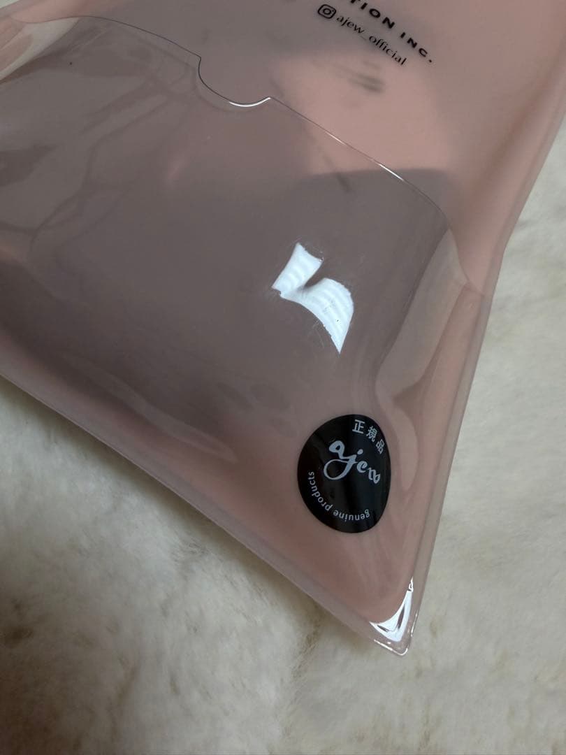 ajew (正規品)ベージュ ジッパー付き iPhone12Promaxケース