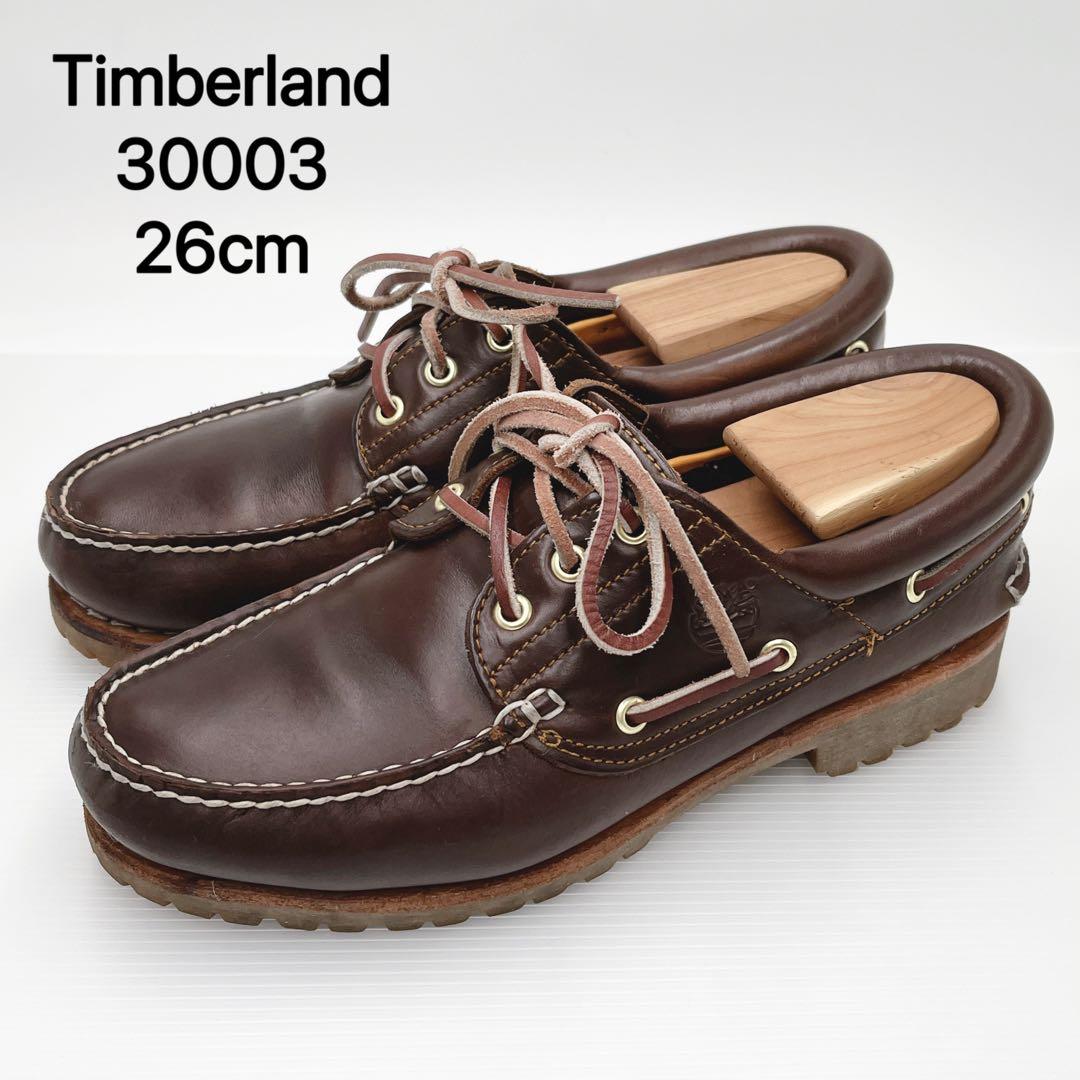 Timberland スリーアイ クラシックラグ デッキシューズ モカシン　26