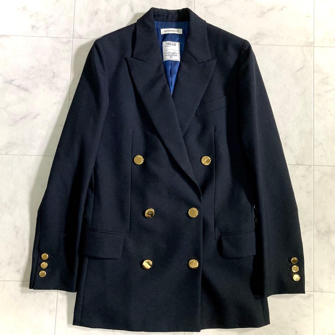 美品 マディソンブルー エストネーション別注 W6B 紺ブレ 01 金ボタン