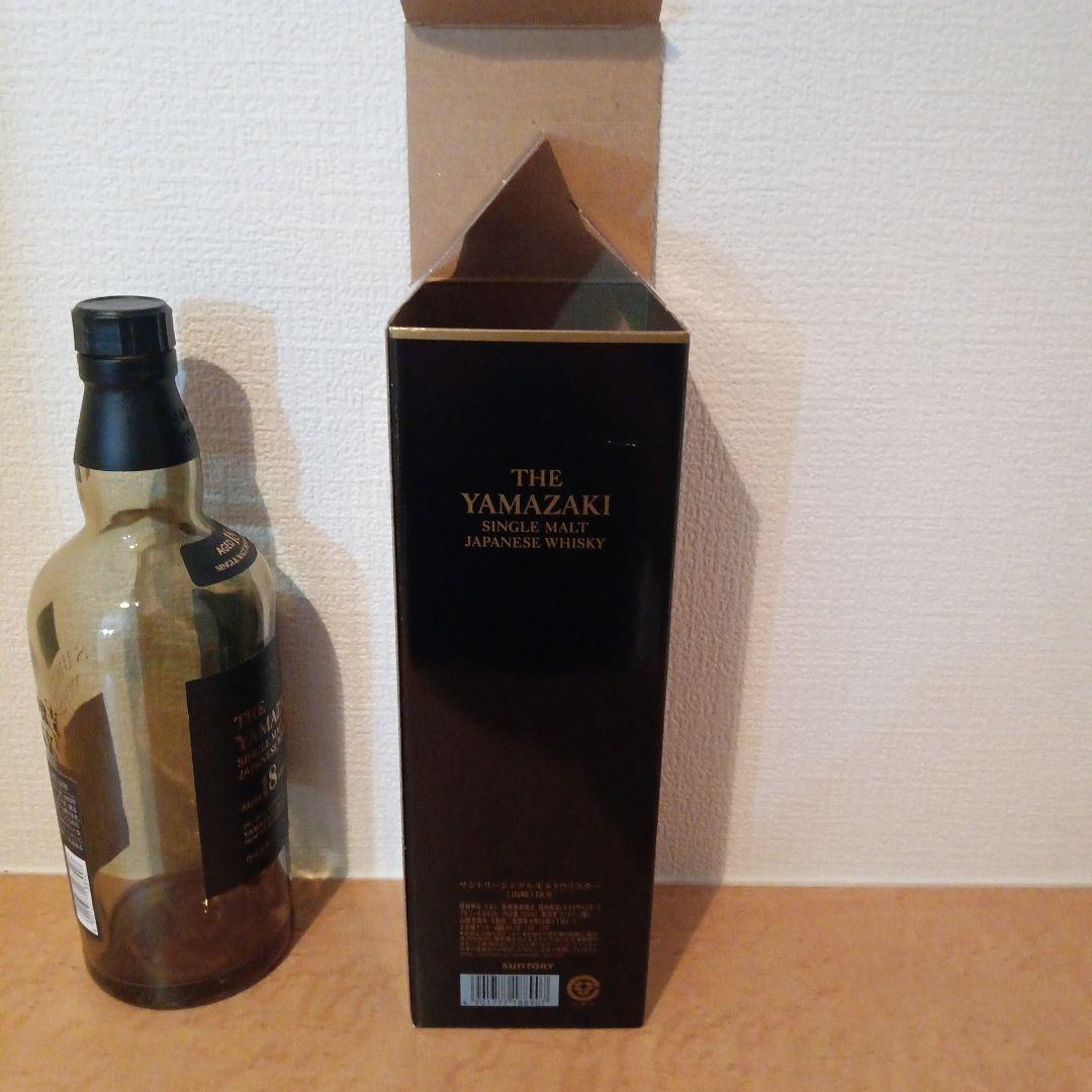 山崎18年空箱1箱＆空瓶1本