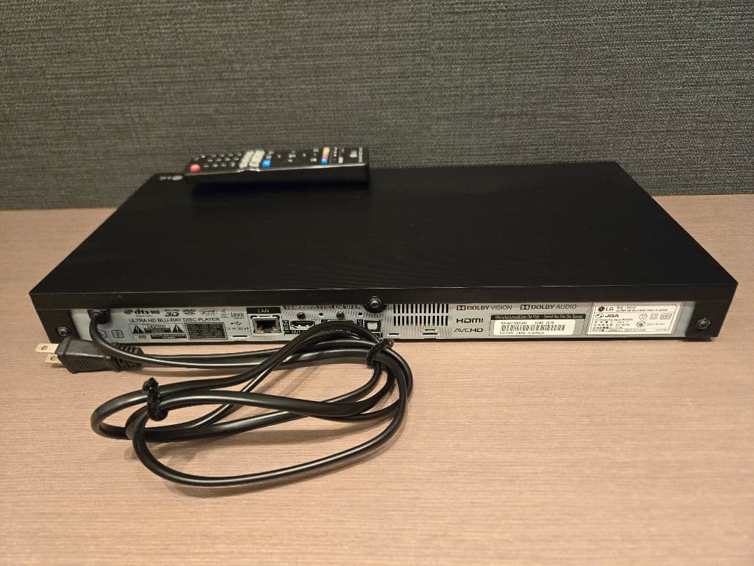 LG Ultra HD Blu-rayプレーヤー【UBK90】値下げしました！