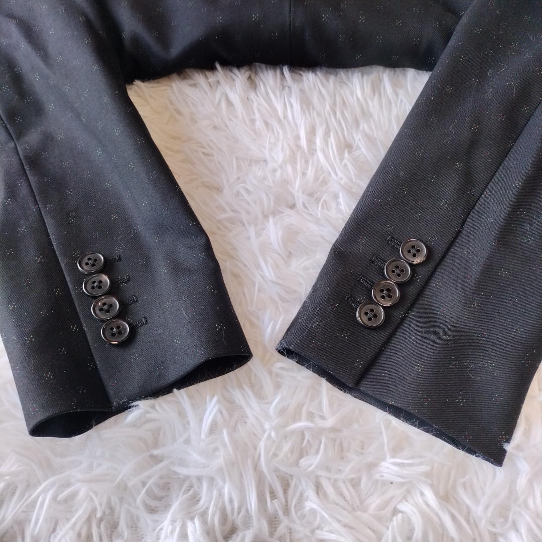 美品☆ポールスミス セットアップ スカートスーツ ブラック マルチカラー 本 L