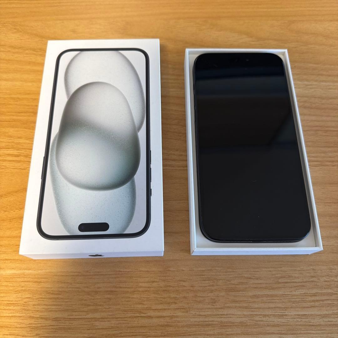 Apple iPhone 15 Plus ブラック 本体 充電ケーブル付き