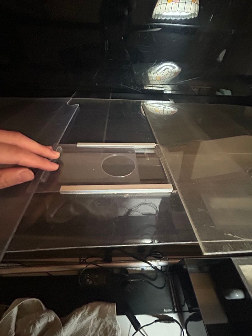 1500×600×550 アクリル水槽 上部フィルターセット蓋付き