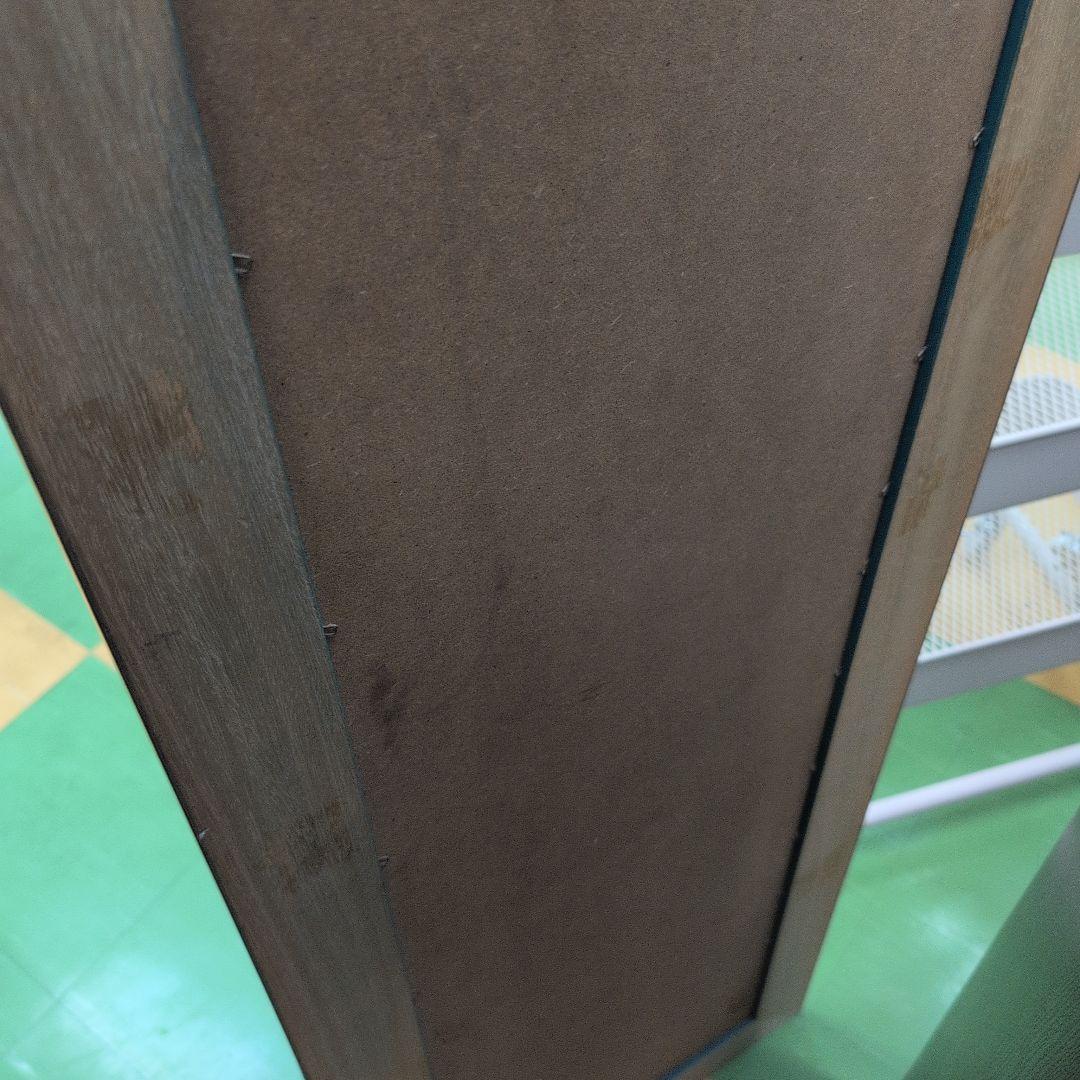 イタリア製 花柄スタンドミラー