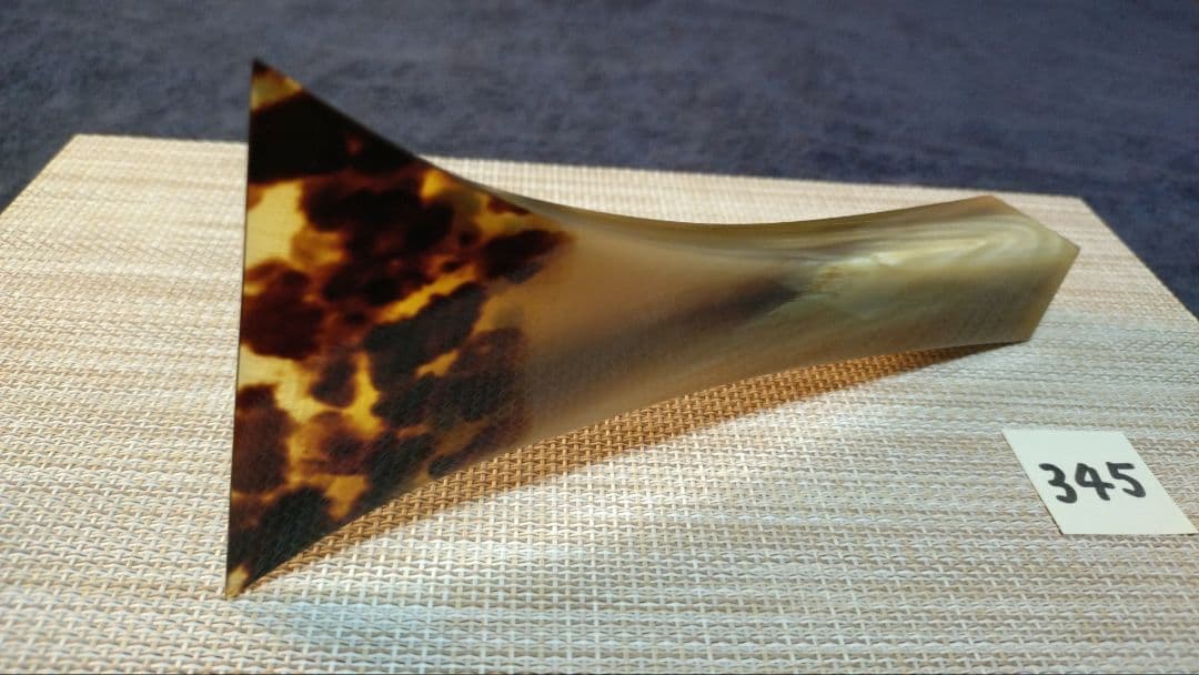 三味線バチ【送料無料】345天然素材　白水牛