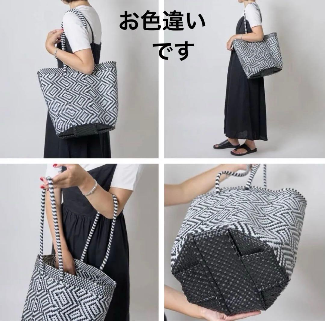 【新品未使用】Letra レトラ メルカドバッグ OCTAGON かごバッグ②