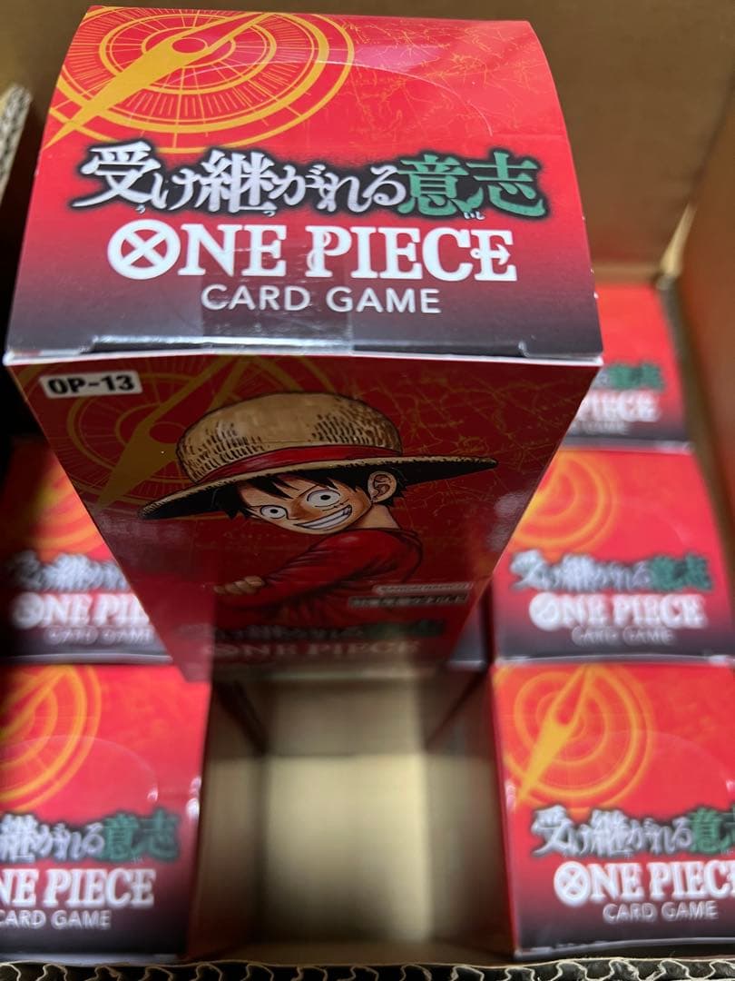 【テープ付き】　ワンピースカード　受け継がれる意志　1カートン分