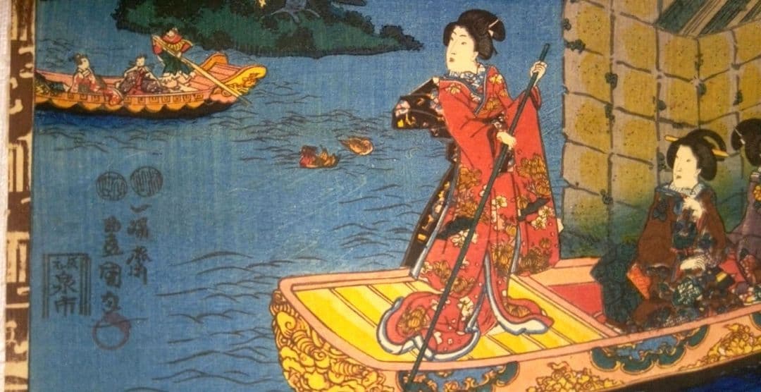 浮世絵、其姿紫乃写絵、三代歌川豊国画