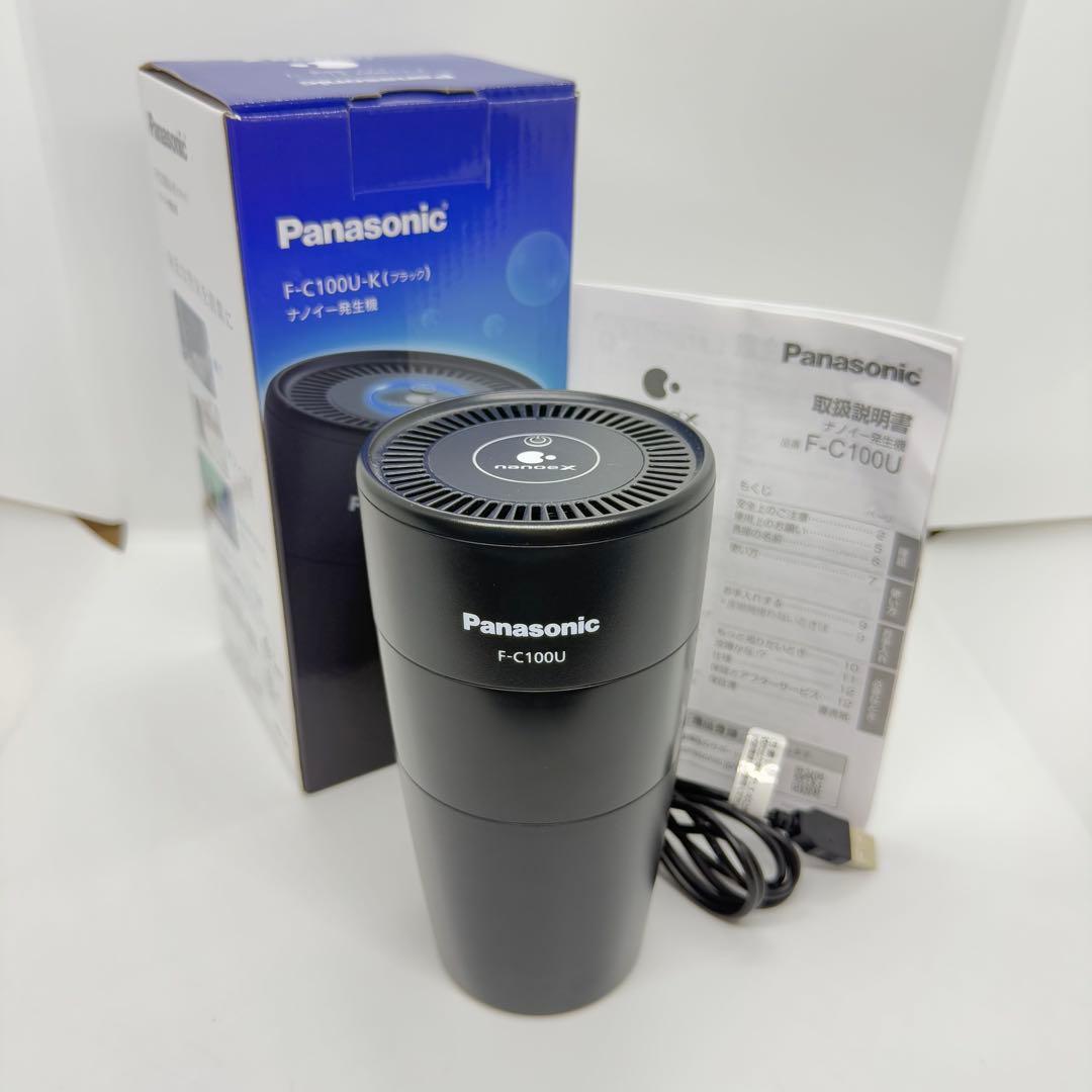 【美品】Panasonic ナノイー発生器 車載用 F-C100U-K ブラック