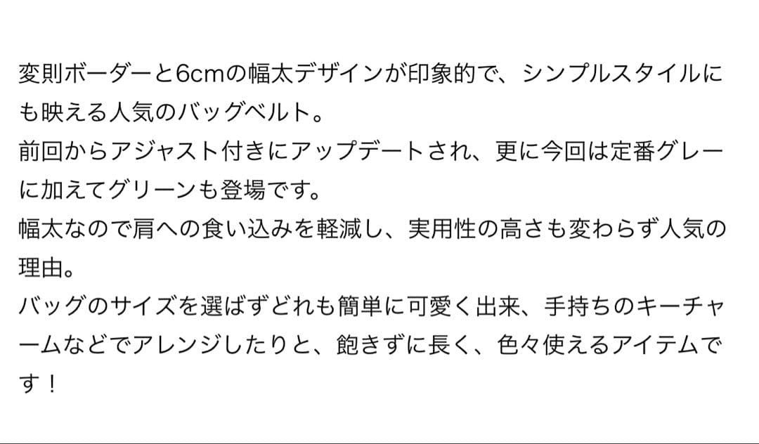 【GOOD GRIEF!/グッド グリーフ】 Border Belt(6cm)