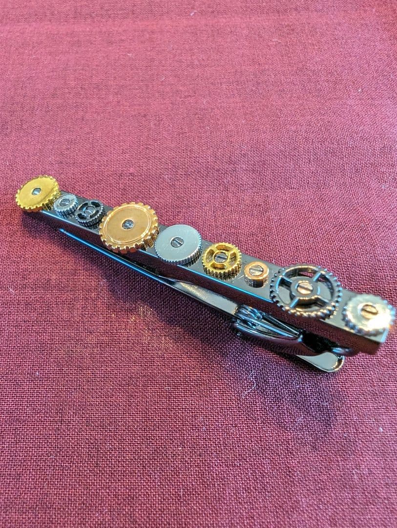 新品　タテオシアンのタイバー　タイピン　タテオシアン氏の直筆サインボックス入り