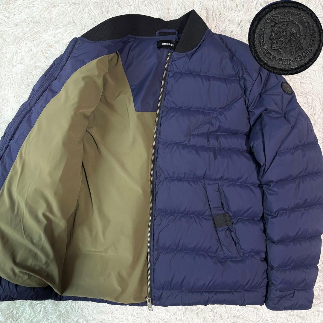 ✨未使用級/XL✨ディーゼル ダウンジャケット ブレイブマン MA-1 ボンバー
