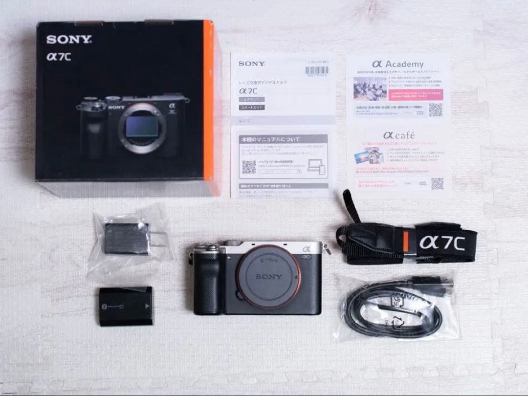 SONY α7C シャッター回数少　箱+付属品あり