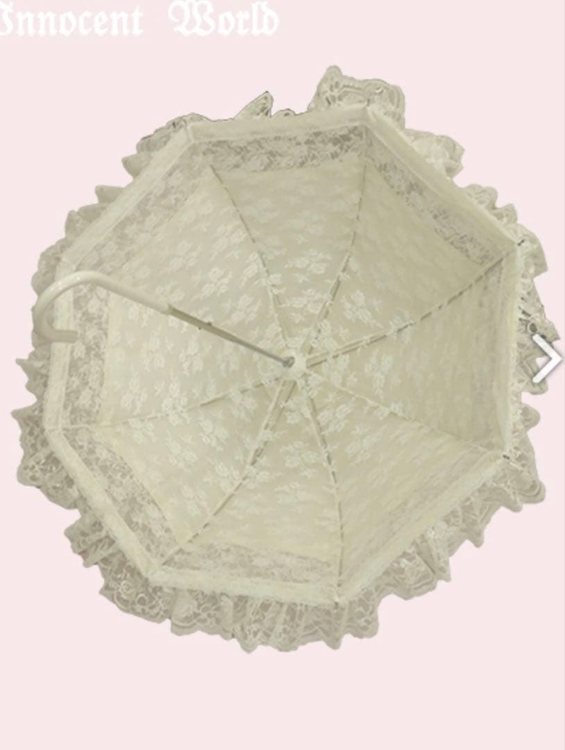 【タグ付き】Innocent World ベルフルールアンブレラ 日傘 晴雨兼用