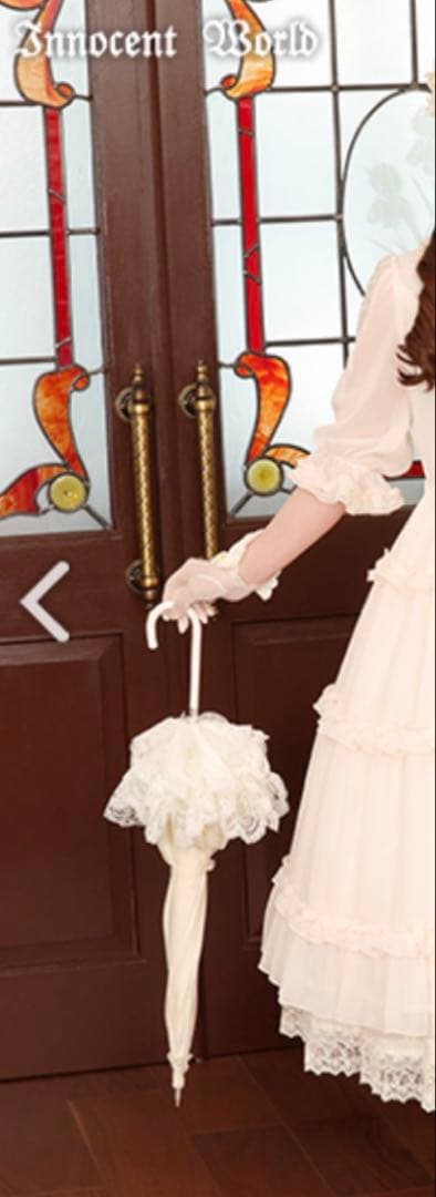 【タグ付き】Innocent World ベルフルールアンブレラ 日傘 晴雨兼用