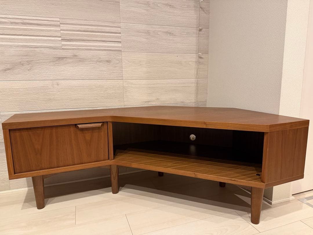 【廃盤品】unico/ウニコ コーナーAVボード テレビボード HOLM/ホルム