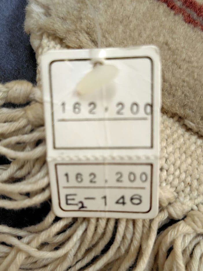 【花アラベスク】パキスタン絨毯　ウール手織り　ヴィンテージ　オレンジベージュ