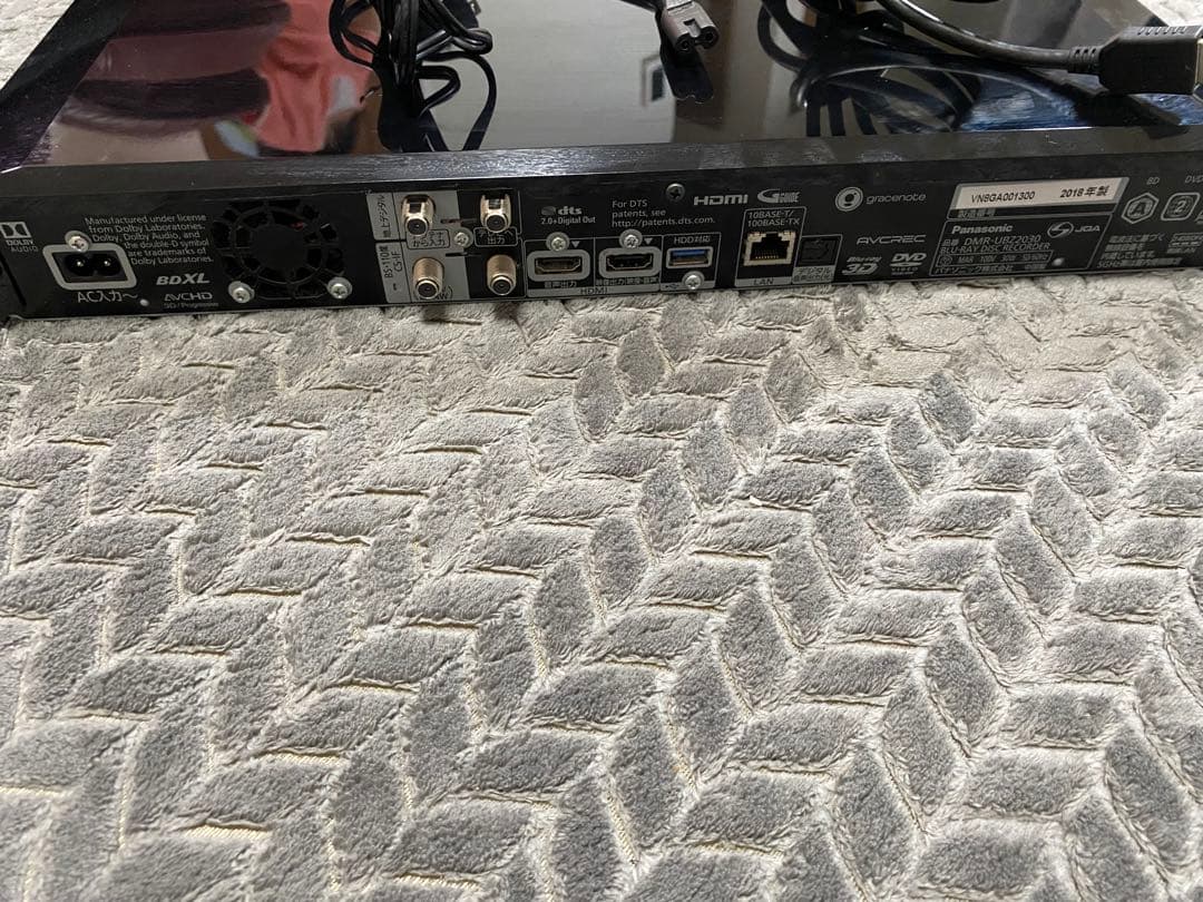 パナソニック DMR-UBZ2030 2018年製 4Kブルーレイレコーダー