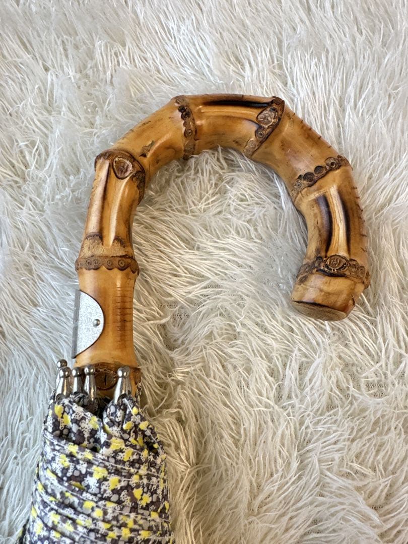 美品 トラディショナルウェザーウェア ー 折りたたみ傘 リバティ イエロー