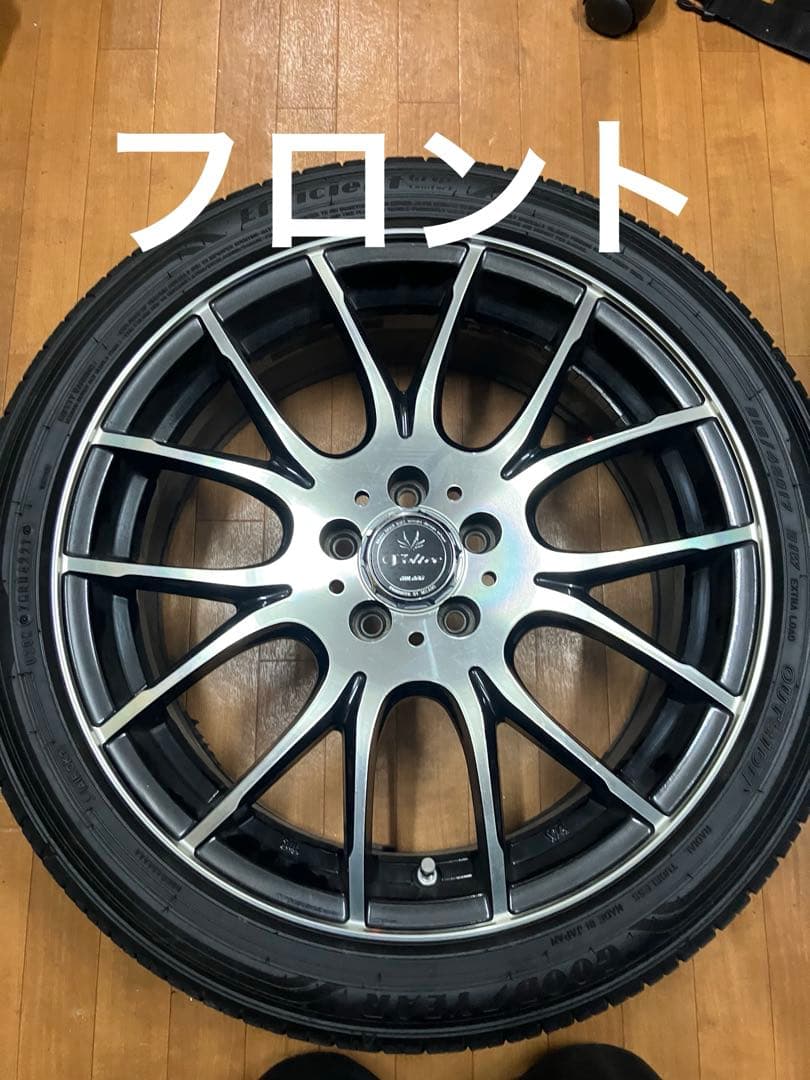 タイヤ　ホイール4本セット 215−45−17 100ピッチ