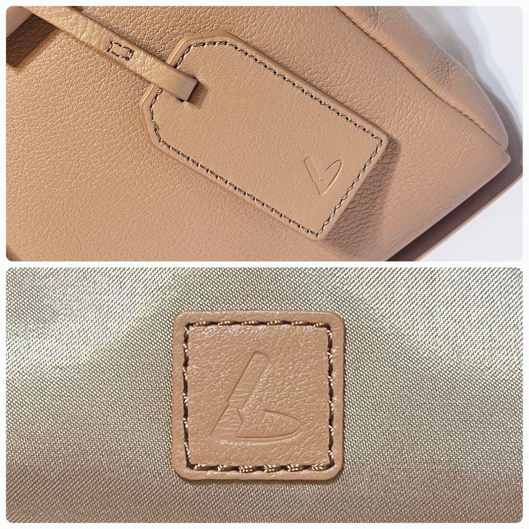 【限定色 美品】土屋鞄 レザー ハンドバッグ ミニトート キャメルベージュ