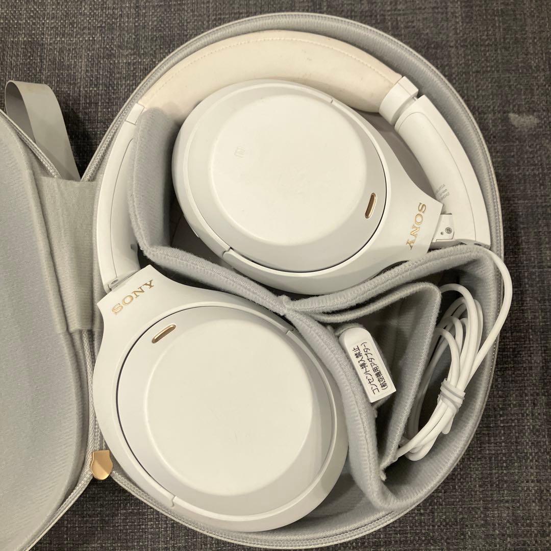 は*め様 WH-1000XM4 限定カラー ホワイト 使用感あり