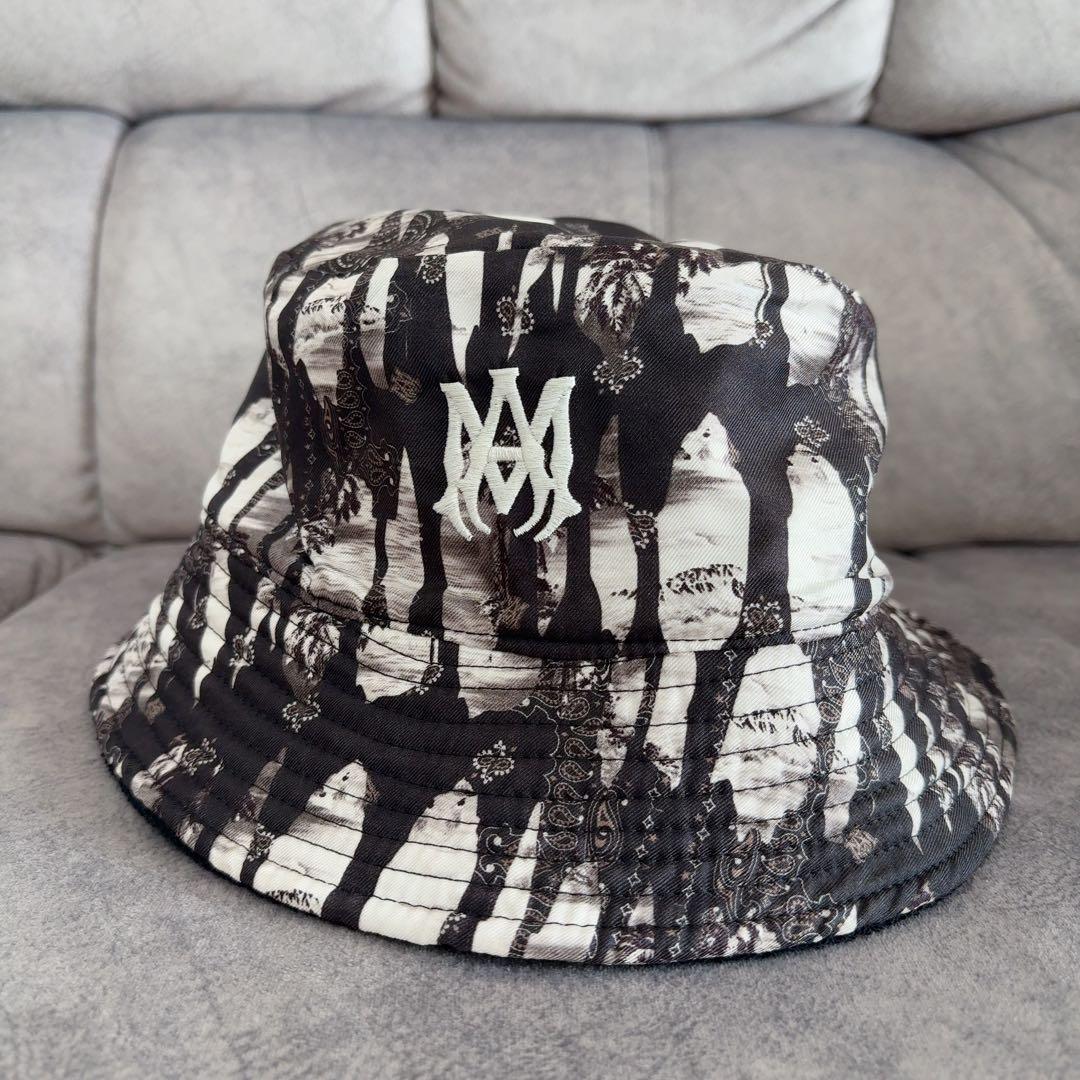 専用【新品】AMIRI アミリ リバーシブル バケットハット 黒 ユニセックス