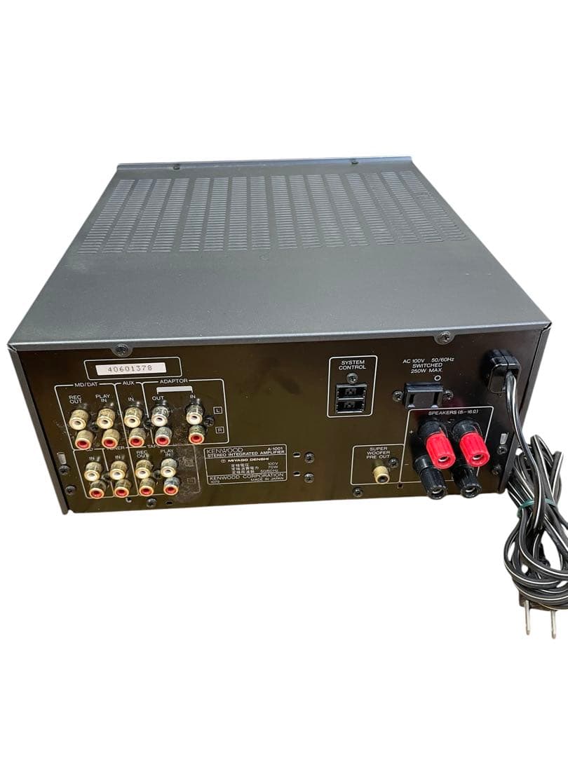 【動作確認済み・１か月保証付き】Kenwood プリメインアンプ A-1001
