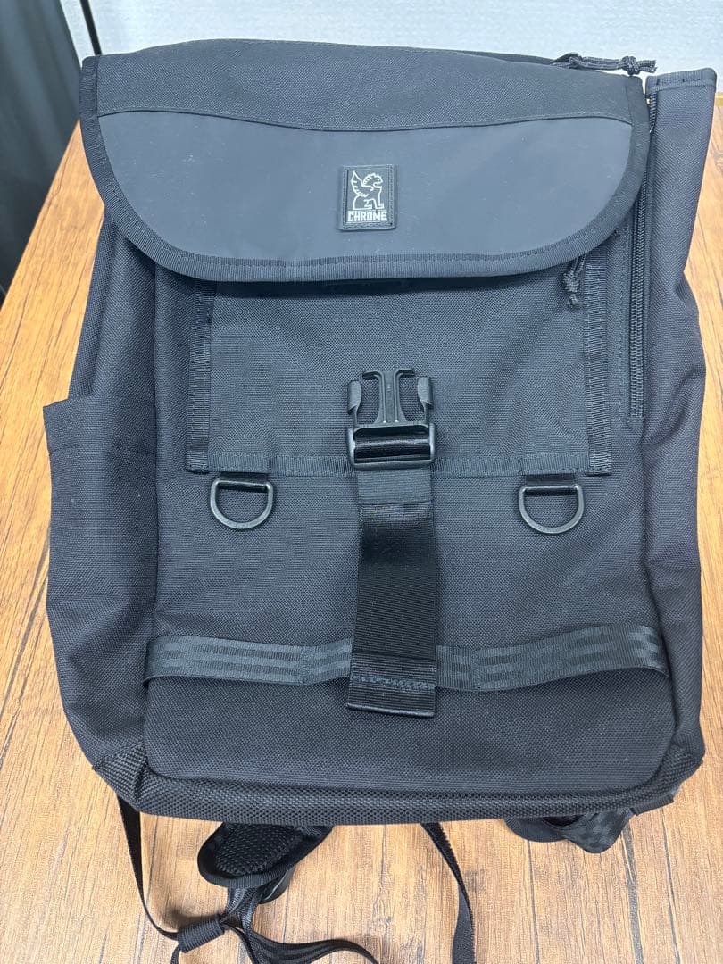 m*o様 CHROME ブラック バックパック