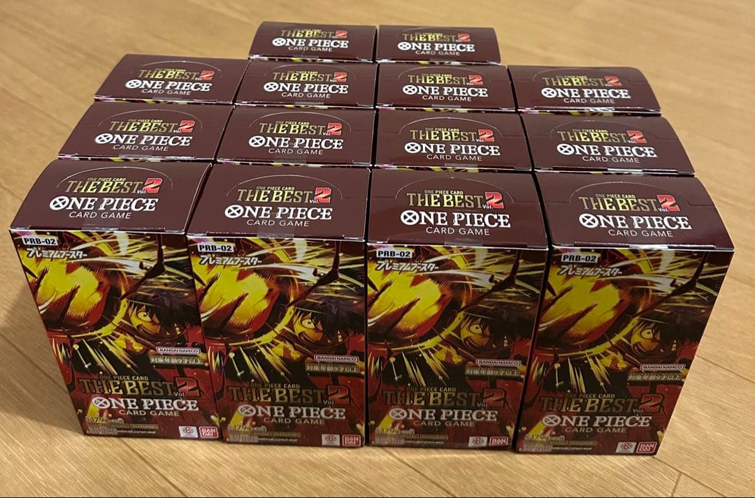 ワンピースカード　THE BEST2 未開封 テープ付きBOX 14個