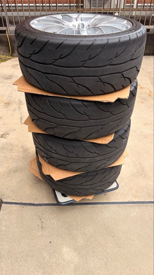 と*も様 RAYS ホムラ HOMURA 2×7 18インチ　＋　ほぼ新品タイヤ