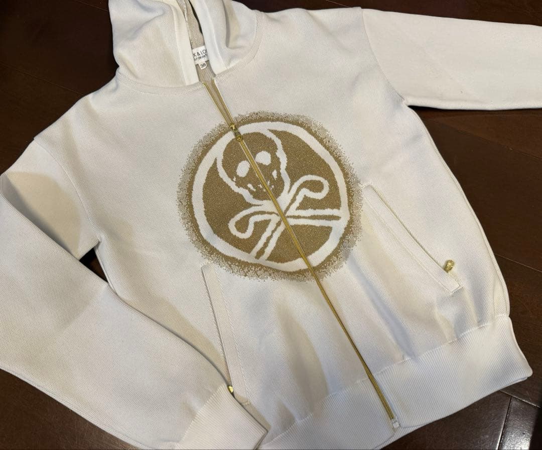 MARK & LONA ホワイト パーカー